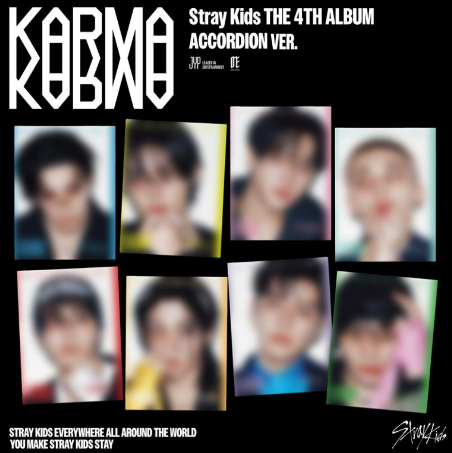 straykids KARMA accordion ver 8種 스트레이키즈 | STRAY KIDS THE 4TH ALBUM [ KARMA ] ACCORDION