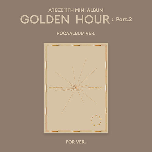 ATEEZ - 11th Mini Album [GOLDEN HOUR : Part.2] (POCAALBUM / FOR VER.)