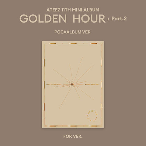 ATEEZ - 11th Mini Album [GOLDEN HOUR : Part.2] (POCAALBUM / FOR VER.)