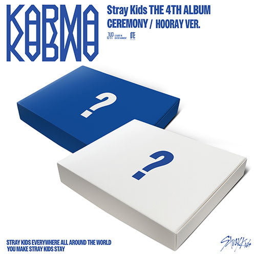 STRAY KIDS - KARMA VER. CEREMONY VER. / HOORAY VER.