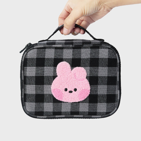 BT21 - COOKY minini CHECKERED POUCH BASIC