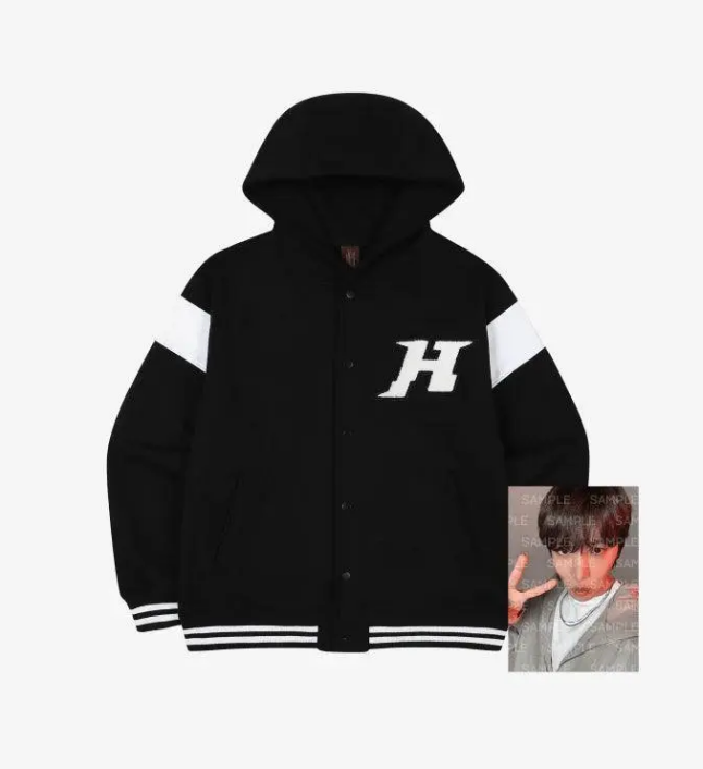 BTS - Hope on the Street Varsity Jacket Black (XL)
