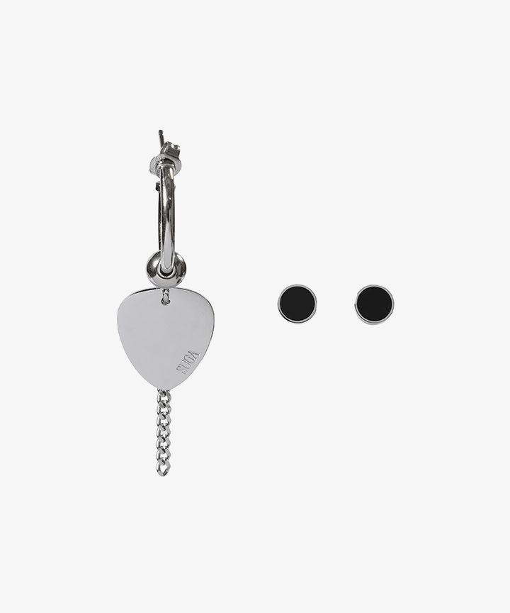 BTS - EARRINGS SET (SILVER)