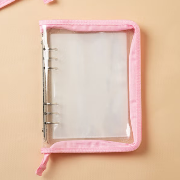 DAISO - A5 Pink Glitter File