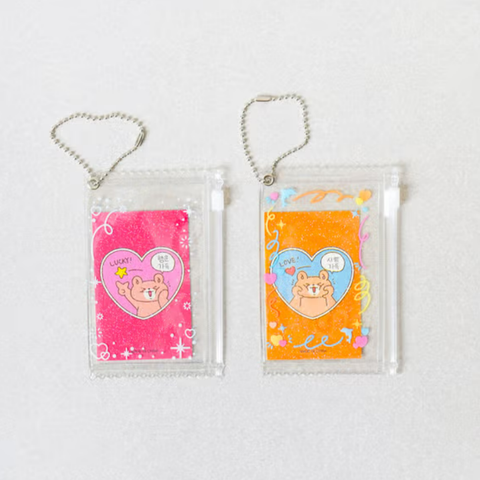 DAISO - Photo Card Zipper Bag Pouch (2 pieces)