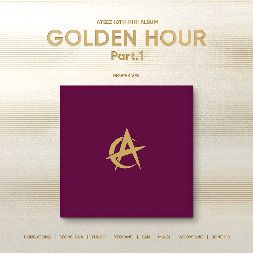 ATEEZ - 10th MINI ALBUM GOLDEN HOUR: Part.1 (Digipack VER.)