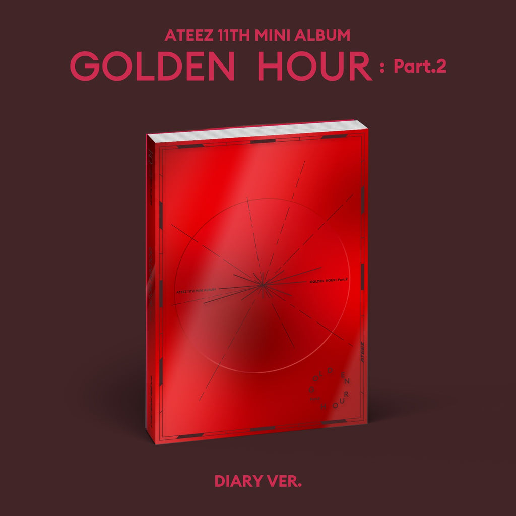 ATEEZ - 11th MINI ALBUM GOLDEN HOUR: Part.2 (Diary Ver.)