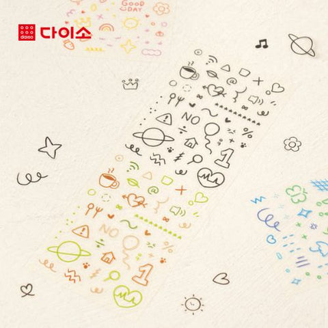 DAISO - Good day Sticker Pack (6 pieces)