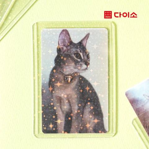 DAISO - Holographic Mini Toploader (5 Pieces) 9.3x6.5