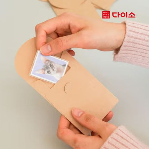 DAISO - Mini Brown Enveloppe 10.5cmx7cm