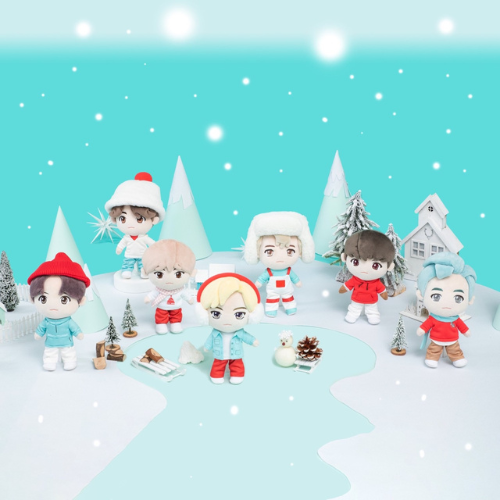 BTS TINY TAN - PLAYING WITH SNOW (PLUSH DOLL)