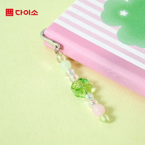 DAISO - Lucky Beads Metal Bookmark