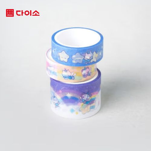 DAISO - Goodnight Masking Tape (3 Pieces)