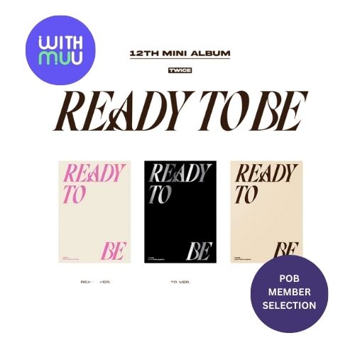 TWICE - 12th mini album: READY TO BE [RANDOM] With WITHMUU POB