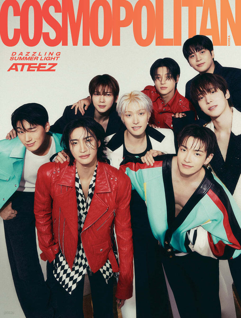 ATEEZ COSMOPOLITAN MAGAZINE JULY 2024 ISSUE (COVER A)