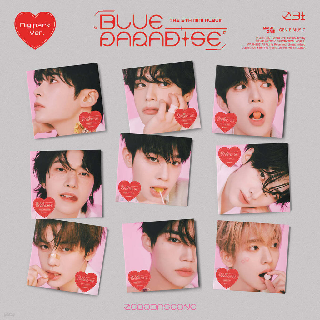 ZEROBASEONE - The 5th Mini Album [BLUE PARADISE] (Digipack Ver.)