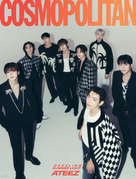 📌PRE-ORDER📌 ATEEZ COSMOPOLITAN MAGAZINE JULY 2024 ISSUE (COVER B)