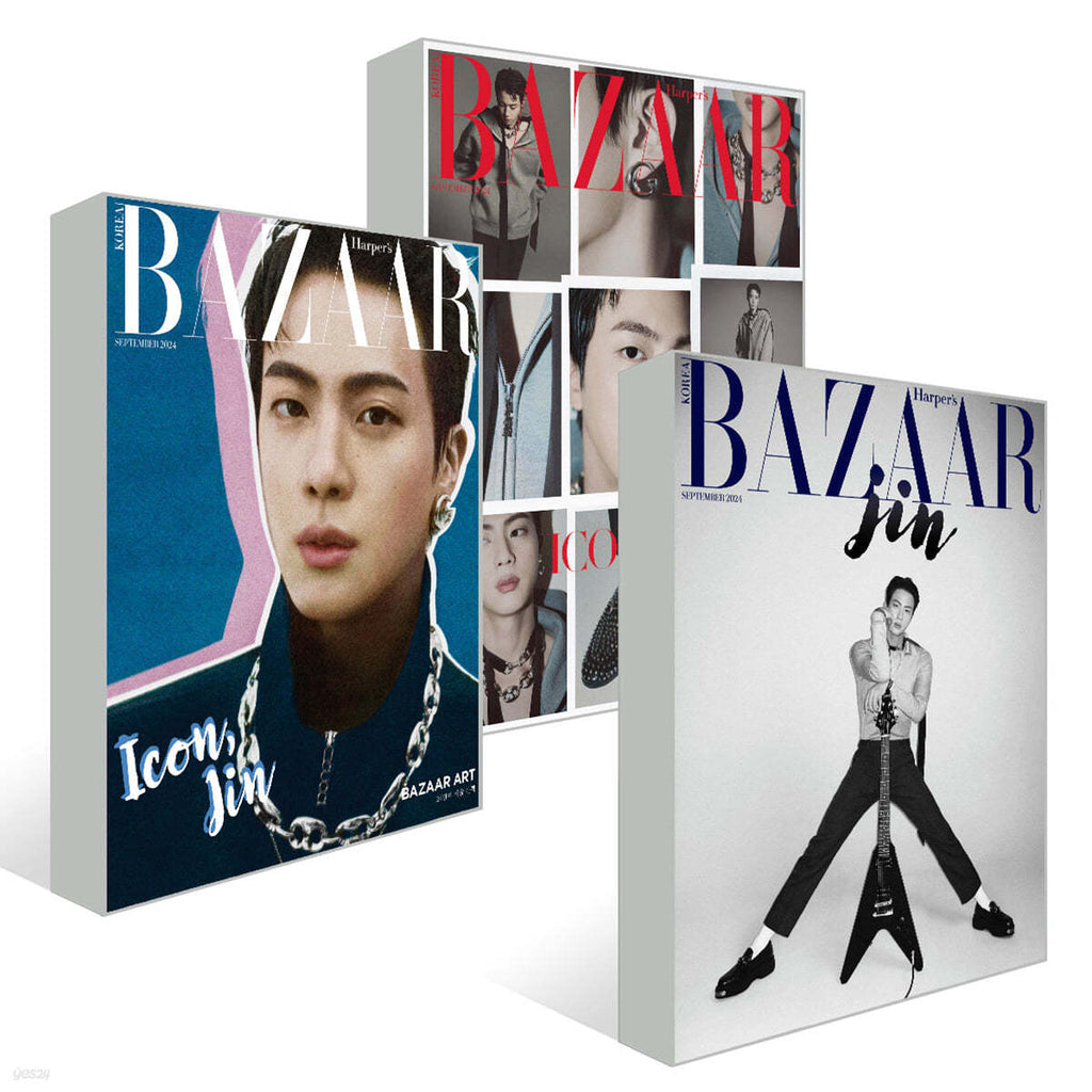 HARPER'S BAZAAR JIN (COVERS A ~ C) SEPTEMBER 2024