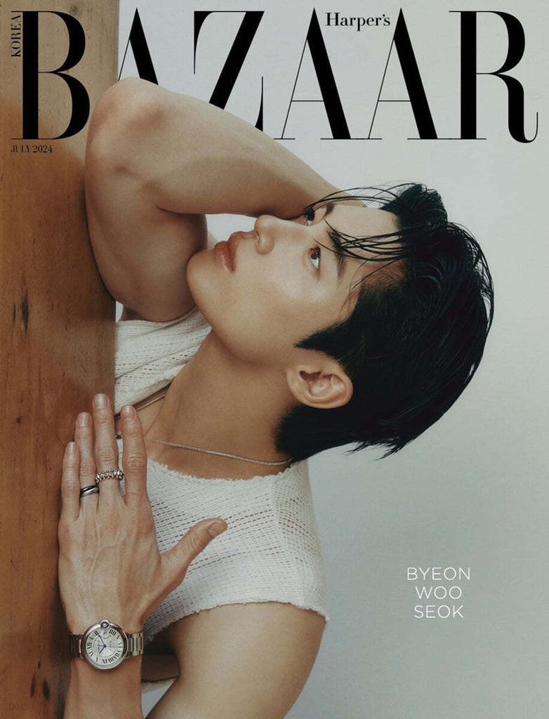 📌PRE-ORDER📌 Byeon Woo Seok – Harper’s BAZAAR JULY 2024 EDITION (COVER C)