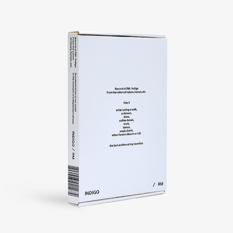 BTS RM - 'Indigo' (Book Edition)