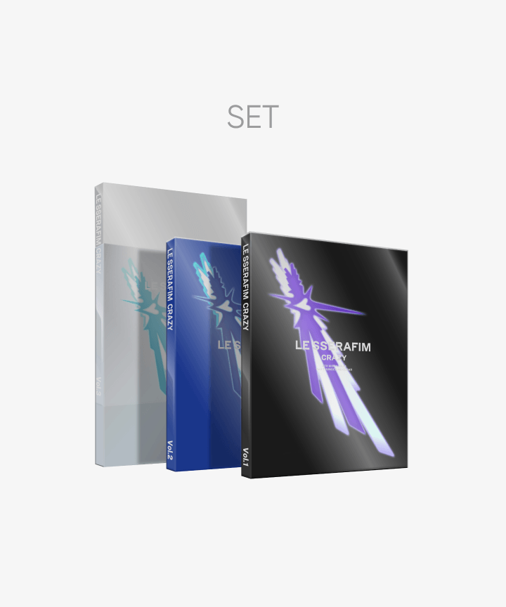 LE SSERAFIM - 4th Mini Album 'CRAZY' Set