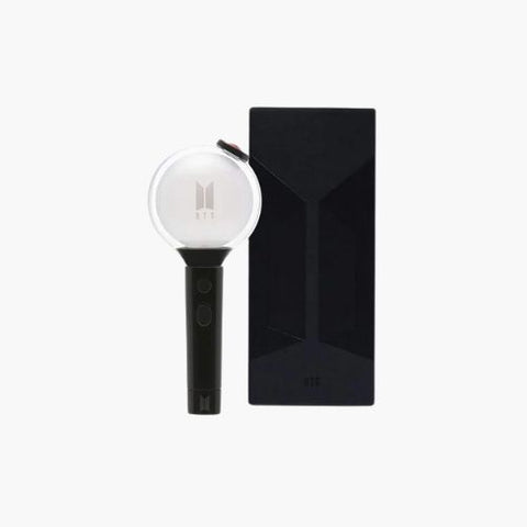 BTS light stick, also known as the ARMY Bomb, a popular K-pop concert accessory used by BTS fans to show support.