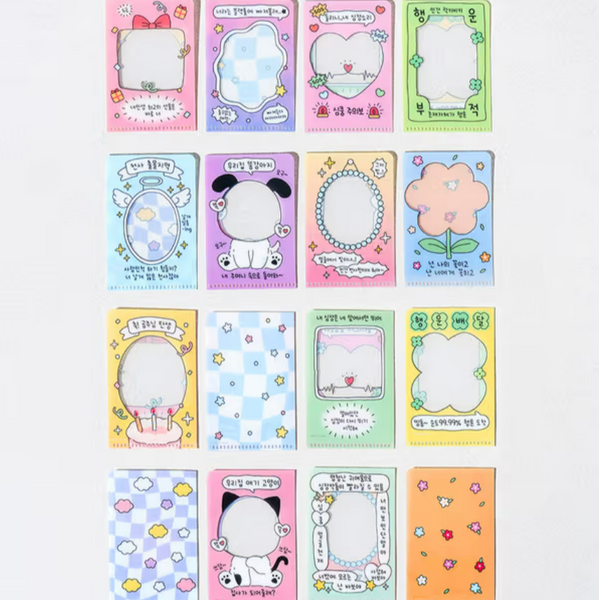 DAISO - Photo card Mini L Holder (8 Pieces)