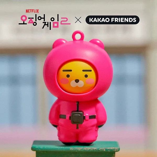 Netflix's Squid Games 2 X Kakao Friends - Moving Keyring (Ryan)