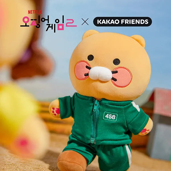 Netflix's Squid Games 2 X Kakao Friends - Chunshik doll (Includes 2 Costumes)